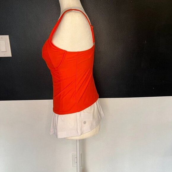 Old Navy Bright Orange Underwire Tankini Swim Top NWOT - Picture 6 of 8